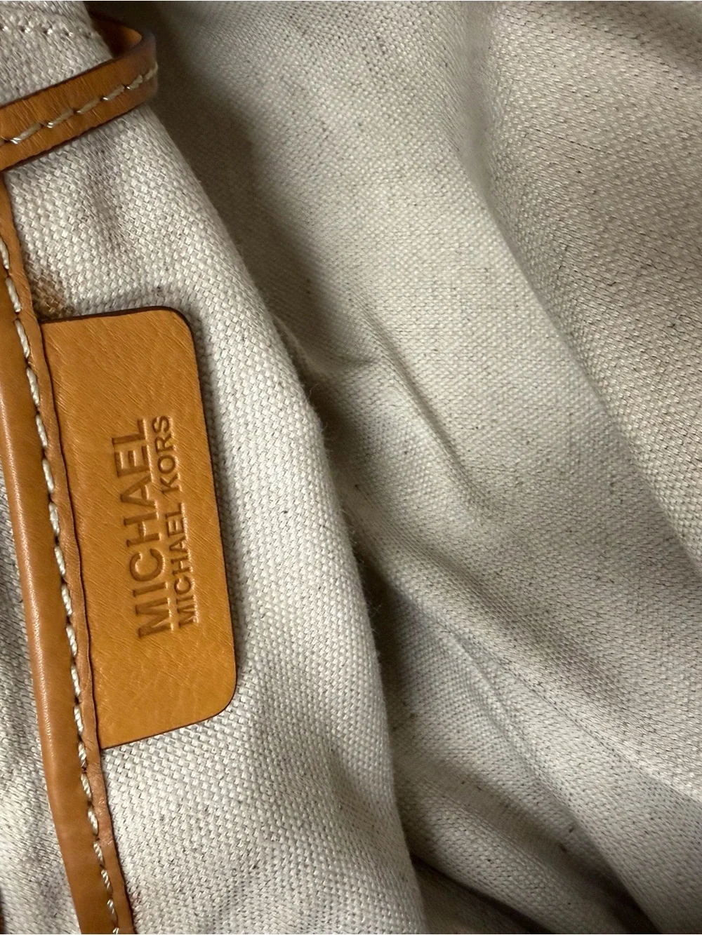 Michael Kors Brown Vintage Buckle Detail Bag